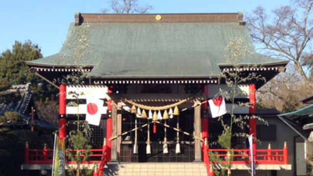 熊野神社（金ケ作）- ご神木のクスノキが存在感のある神社